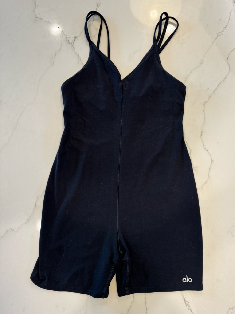 ALO Yoga Black Alosoft Suns Out Onesie